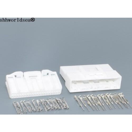 Shhworldsea 40 Pin 1674312-1 1318389-1 Female Male Automotive Connector plug Wire Cable Sockets With Terminals For Nissan