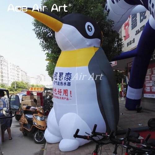 Sitting Inflatable penguin for advertising,penguin model for sale by Ace Air Art