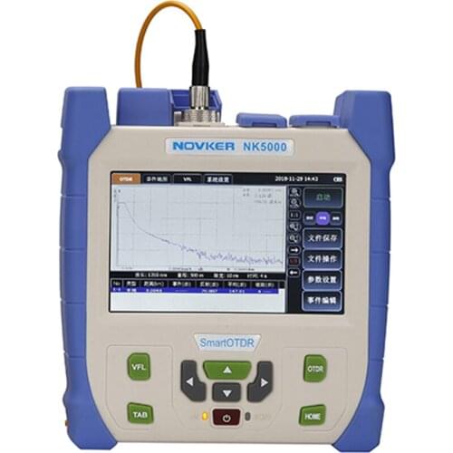 High QualityOTDR NK5000-SM​​-OTDR-1310-1550nm-28 / 26dB optical time domain reflectometer with VFL 5MW optical power meter