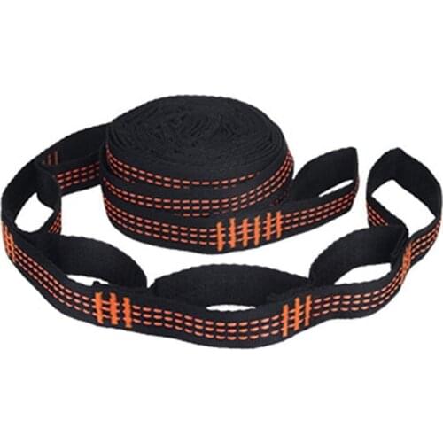 1/2Pcs Hammock Straps Special Reinforced Polyester Straps High Load-Bearing Barbed Black Outdoor Hammock straps