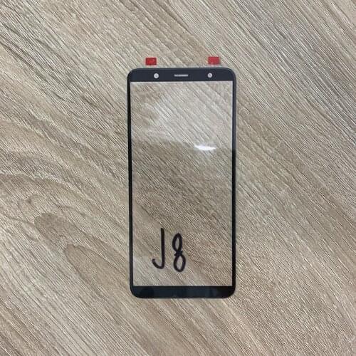 10pcs/lot For LCD Screen Display Original J8 2018 J810 J810F J810Y Front Glass Lens Touch screen Outer glass Panel Replacement