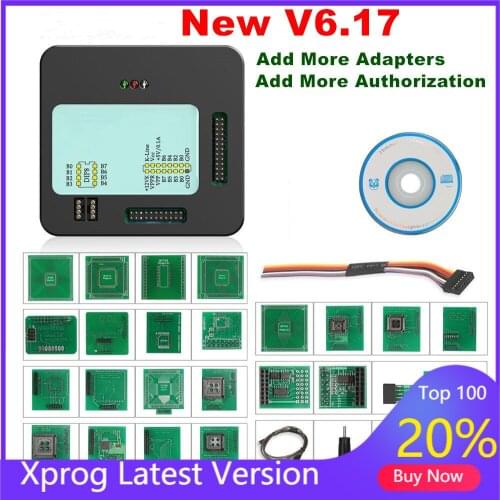 2021 Newest XPROG 6.26 XPROG V6.17 ECU Programmer X-Prog V5.84 XPROG M V6.17 X Prog EEPROM Adapter XPROG-M X prog V5.55