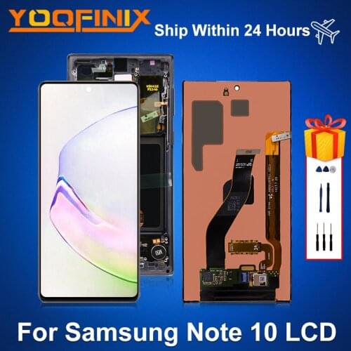 6.3"Original For Samsung Galaxy Note 10 LCD Display Digitizer Assembly Replacement Parts For Galaxy SM-N970F/DS SM-N970F LCD