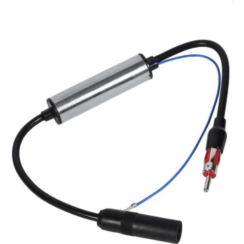 Car Antenna Plug Radio FM Inline Signal Amplifier Booster Extension Cable FM Antenna Signal Amplifier Antenna Signal Amplifier