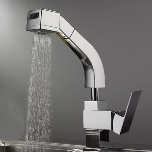 Fevnd Pull-out Bath Mixers With Shower Head