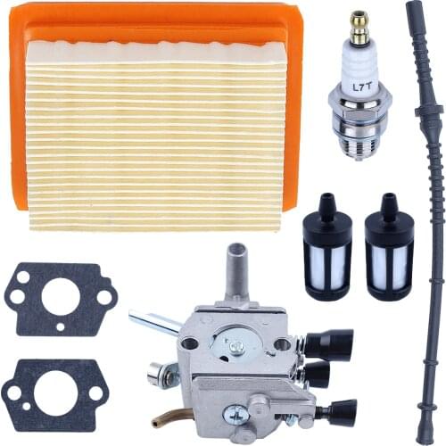 Carburetor For Stihl FS120 FS200 FS250 FS300 FS350 Trimmer Brushcutters Replace 4134 120 0603 41341410300 w Fuel Air Filter