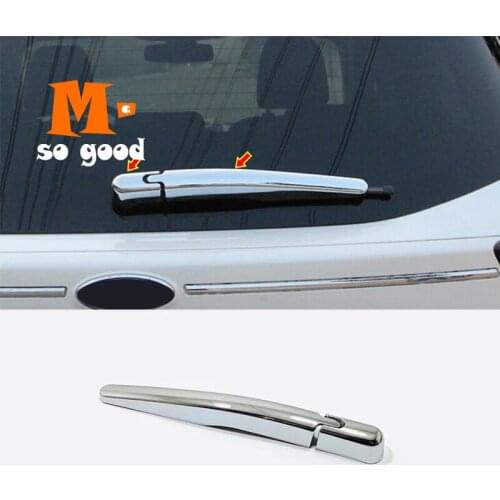 Mycarsogood For Ford Edge 2015-2020 ABS Carbon Rear Window Wiper Cover Trims Exterior Windscreen Wipers Sticker Decoration 2pcs