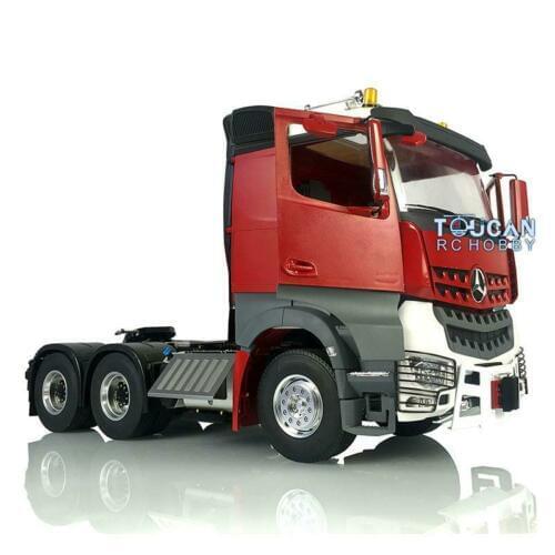 LESU RC 1/14 Metal 6*6 Chassis Warning Light Hercul Painted Cab Tractor Truck THZH0829-SMT3