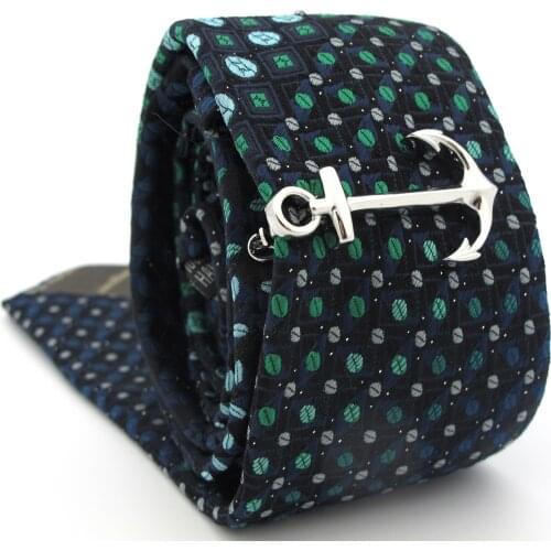 Copper Anchor Tie Clips Business Banquet Wedding Necktie Accessories Gift Fashion Personality Mens Jewelry