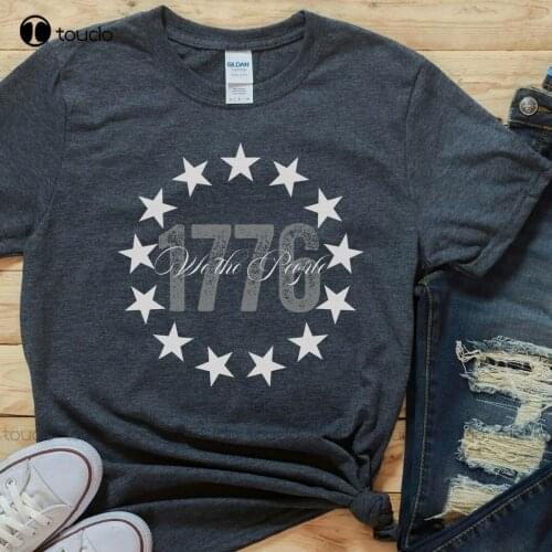 New 1776 Shirt We The People Fourth Of July 4Th Shirt Patriotic Tee American Flag MenS Shirts