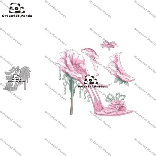 New Dies 2020 Rose shoes Metal Cutting Dies diy Dies photo album cutting dies Scrapbooking Stencil Die Cuts Card Making