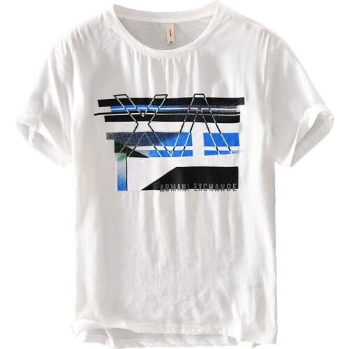 New style Italy brand t shirt men summer white t shirts for men casual fashion t-shirt mens o neck tshirt male chemise camiseta