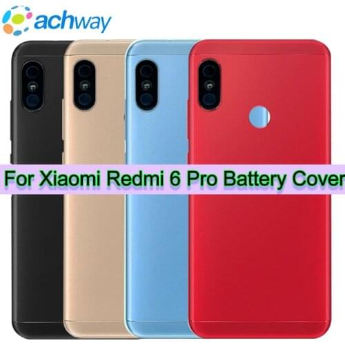 Original for Xiaomi A2 Lite Back Battery Door Housing Cover for Redmi 6Pro Case for Xiaomi Redmi 6 Pro Battery Cover Door