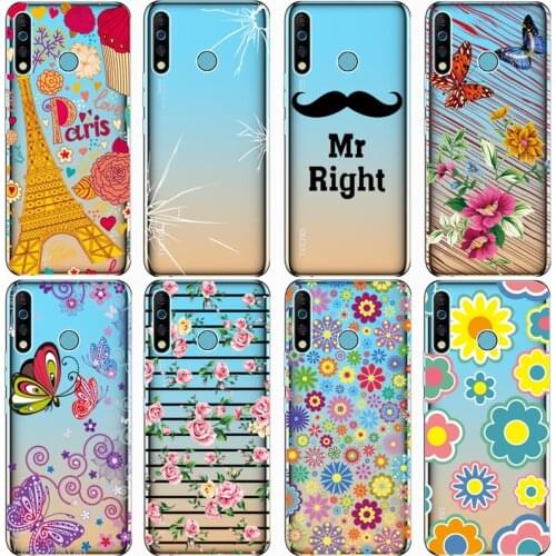 For Tecno Camon 12 Shockproof Silicone Phone Case For Tecno Camon 12 Air Case Covers Transparent Protection Back Cover