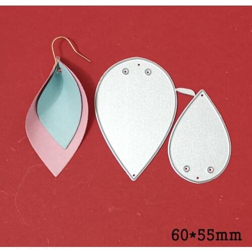 Drop Earring Metal Cutting Dies For Stamps Scrapbooking Handmade Stencils DIY Paper Album Cards Decor Embossing 2021 New