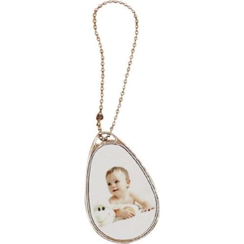 Sublimation metal key ring blank keychains personalized hot transfer printing custom consumables material 20pieces/lot