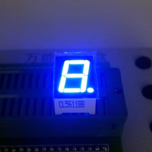 10PCS New and original 1 Bit 0.56 inch Digital Tube LED Display blue Light 7 Segment CommonCathode /Anode 5161BB/5161AB