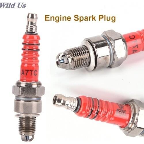 High Performance 3 Electrode Spark Plug Rep C7HA C7HSA For Scooter GY6 50cc 150cc