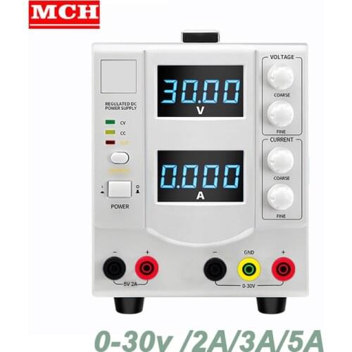 High Accuracy Linear DC Power Supply 30V2A3A5A Adjustable 5V2A Fixed Output DC Regulated Bench Power Supply 302DB 303DB 305DB