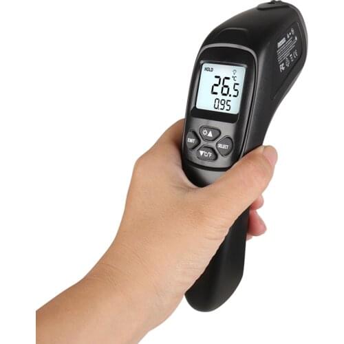 WinAPEX -50℃~600℃ High Precision Infrared Thermometer 12:1 Digital Industrial IR Non Contact Laser Temperature Measurement C/F