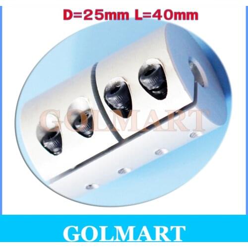 1pc 5/6/6.35/8/10/12mm Aluminum Flexible Shaft Coupler clamping Rigid Coupling Motor Connector D25 L40