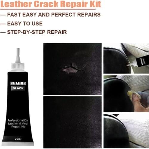 20ml Car Seat Leather Repair Agent Black White Leather And Vinyl Repair Kit Car Instrument Panels Sofas Coats Repair Cream