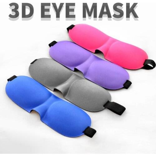 3D Sleep Mask Eye Bandage Sleeping Memory Foam 3D Cover Sleep Dream Night Mask Blindfold Sort Band For Women Men Travel Health