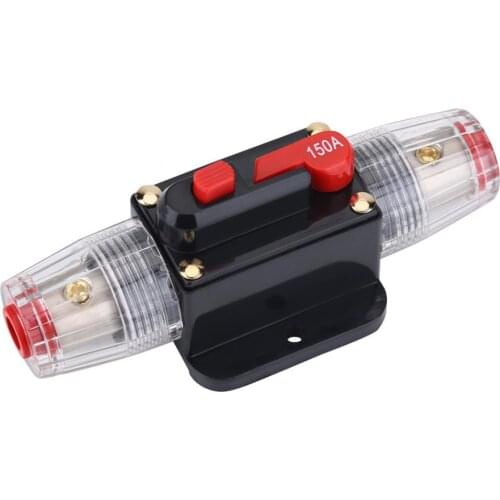 150A 12V Car Truck Audio Amplifier Circuit Breaker Fuse Holder AGU Style Stereo Amplifier Refit Fuse Adapter