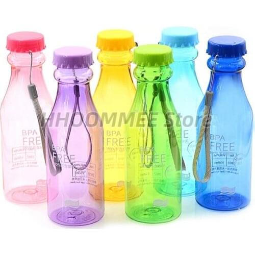 Water Bottle Outdoor Sports Travel Bottle Portable Leak-proof Cycling Camping Transparent Water Cup 500ML Water Bottles