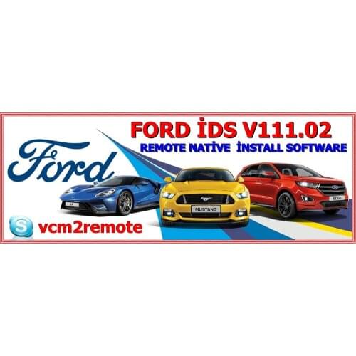 For Ford IDS 120+(Online+Offline) Calibration Native Install with Remote Support