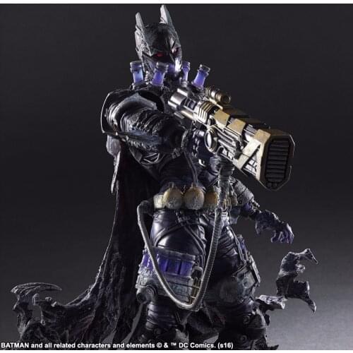 Play Arts 27cm Rogues Gallery Victor Fries Mister Freeze Character Bad Guys in Batman Action Figure Toys
