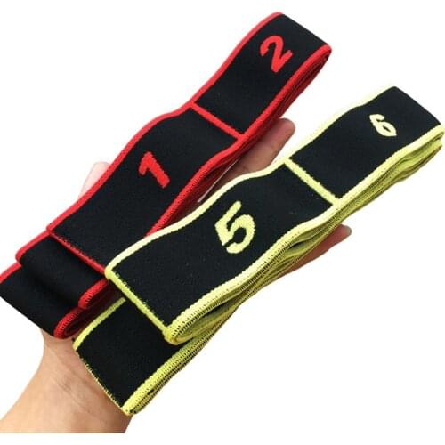 Pilates Yoga Stretch Resistance Band Gymnastics Exercise Fitness Elastic Rope