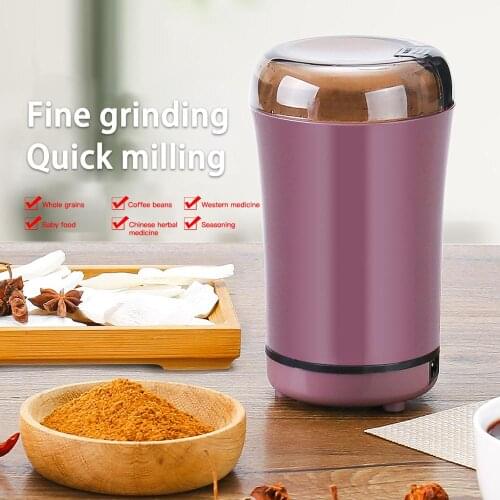 Electric Coffee Grinder Mini Kitchen Salt Pepper Grinder Powerful Beans Spices Nut Seed Coffee Bean Grind Molinillo Cafe EU/US
