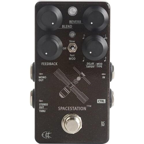 CKK Electronic Space Station TTM Delay and Reverb Guitar Effect Pedal