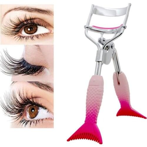 Unisex Tool Fish tail shape Eyelash Curler Professional High Quality Eye Lashes Curling Beauty Makeup Tool d1