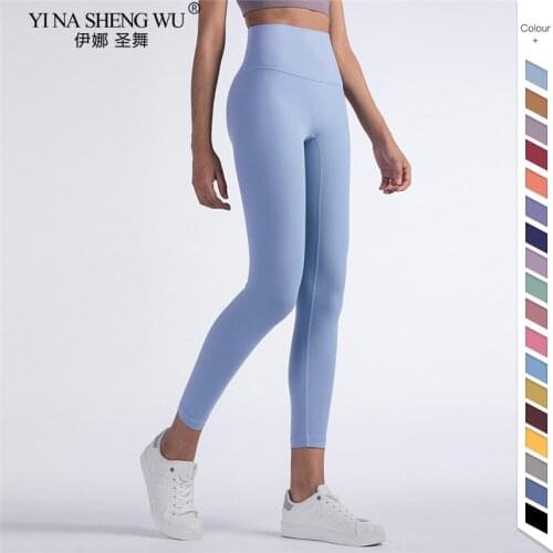 Hot Sale Fitness Female leggings Full Length Yoga Leggings many Colors Running Pants Formfitting Girls Yoga Pants Sports Pants