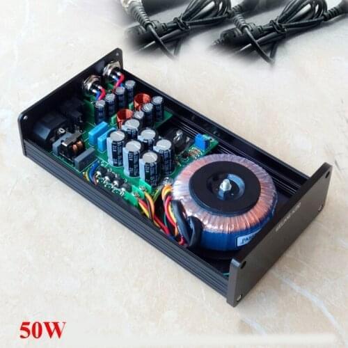 KYYSLB 220V 50W Power Amplifier DC Linear Regulated Power Supply DC12V Fever Audio Hard Disk Box NAS Router MAC PCHiFi