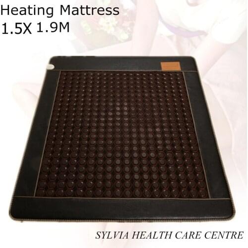 Good heating mattress germanium mattress tourmaline heating heat health care mattress free eye cover 1.5X1.9M/ 59''X74.8