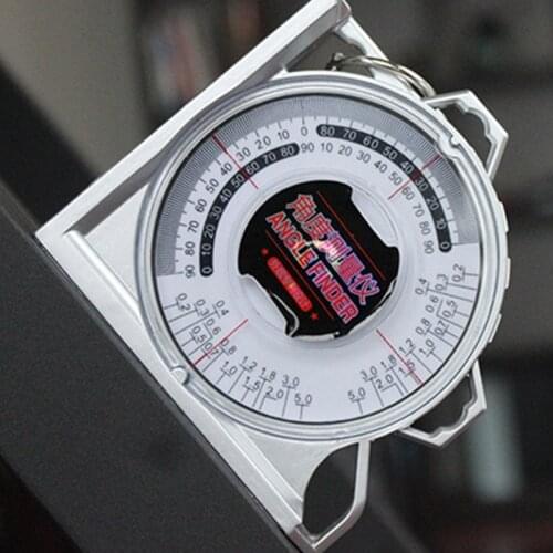 Multifunctional Protractor Angle Finder Slope Scale Level Measuring Instrument with Level Bubble Inclinometer T3EC
