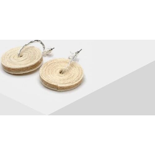 M25-Amorita boutique Fashion circular design earrings