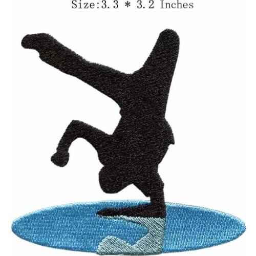 Showing Hip-Hop 3.3"wide embroidery patch for goddess of love/body perfect/hobby