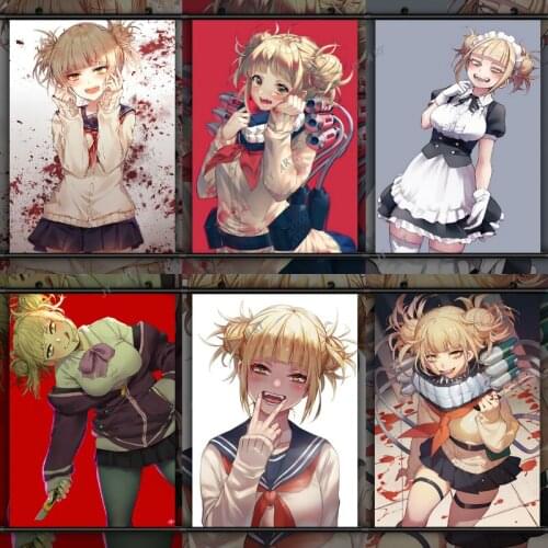 Anime Manga Boku No Hero Academia Himiko Toga Poster Nordic Decoration Canvas Art Print Wall Picture Painting Modern Home Decor
