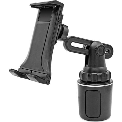 360-degree Rotatable Holder Universal Car Cup Holder Cellphone Mount Stand for 3.5-12.5" Mobile Phone Tablet GPS/ PND/PSP