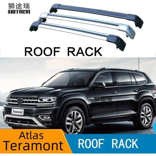 Roof rack rail (cross beam) for VOLKWAGEN Atlas TERAMONT 2016-2019 thicken aluminum alloy, quality,hot sale in China
