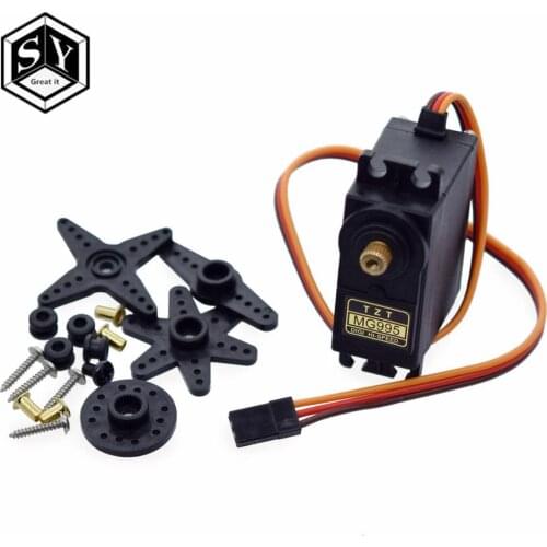 1PCS Great IT MG995 55g servos Digital Metal Gear rc car robot Servo