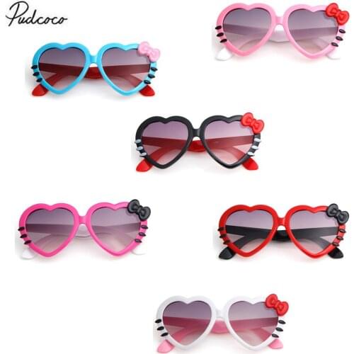 2020 Sunglasses for Kids Girls Boys Heart-Shaped Bowknot Anti-UV Sunglasses Party Photography Outdoor Beach Headwear