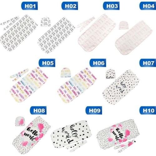 Baby Sleeping Bag Hair Band Hat Set Cocoon Type Swaddle Brother And Sister Sleep Sack Newborn Sleeping Bag 0-3M
