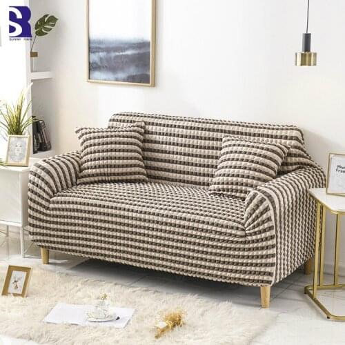 SunnyRain 1-Piece Stretch Sofa Covers Universal I Shape Sofa Cover for Living Room Slipcover Couch Cover for Sofa