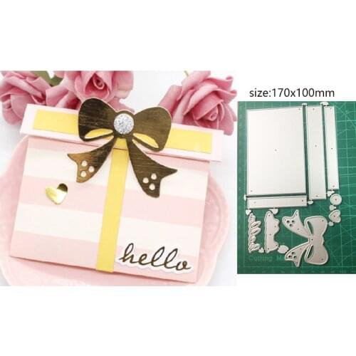 Christmas Gift Box Metal Cutting Dies Stencils Dies For DIY Scrapbooking Dies Paper Craft Embossing Die Cut Craft Dies New 2021