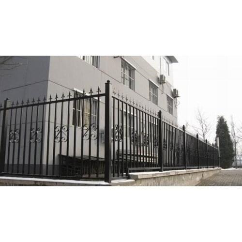 Hench solid steel wrought iron fence for the garden
